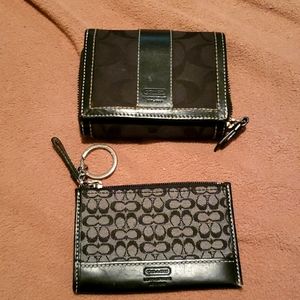 Coach wallet and card holder